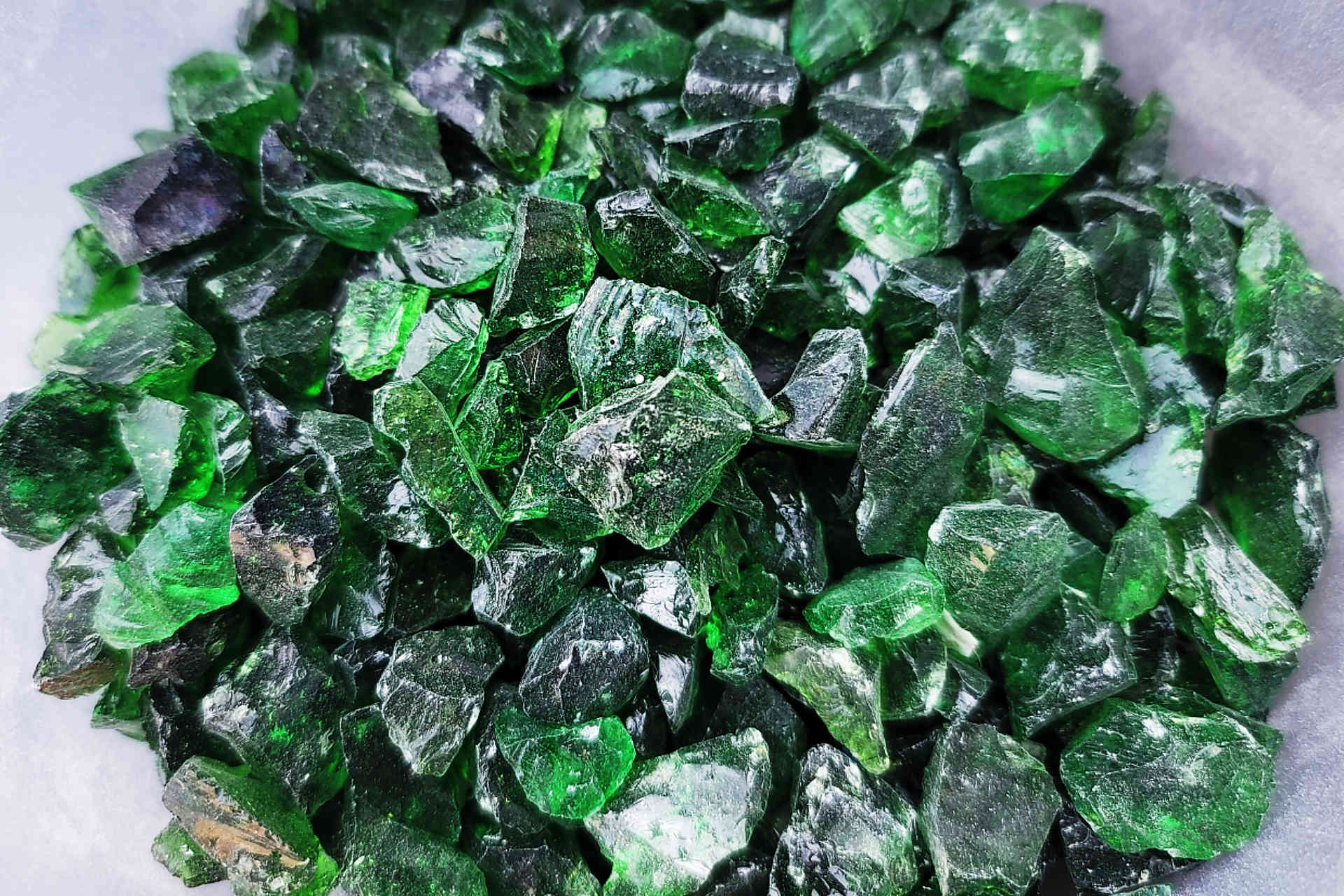 Crushed Glass ダークグリーンの画像