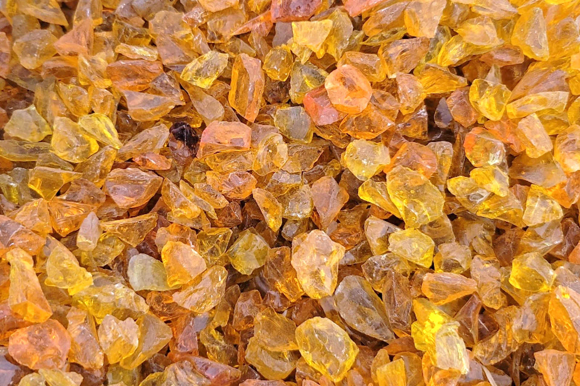 Crushed Glass オレンジイエローの画像