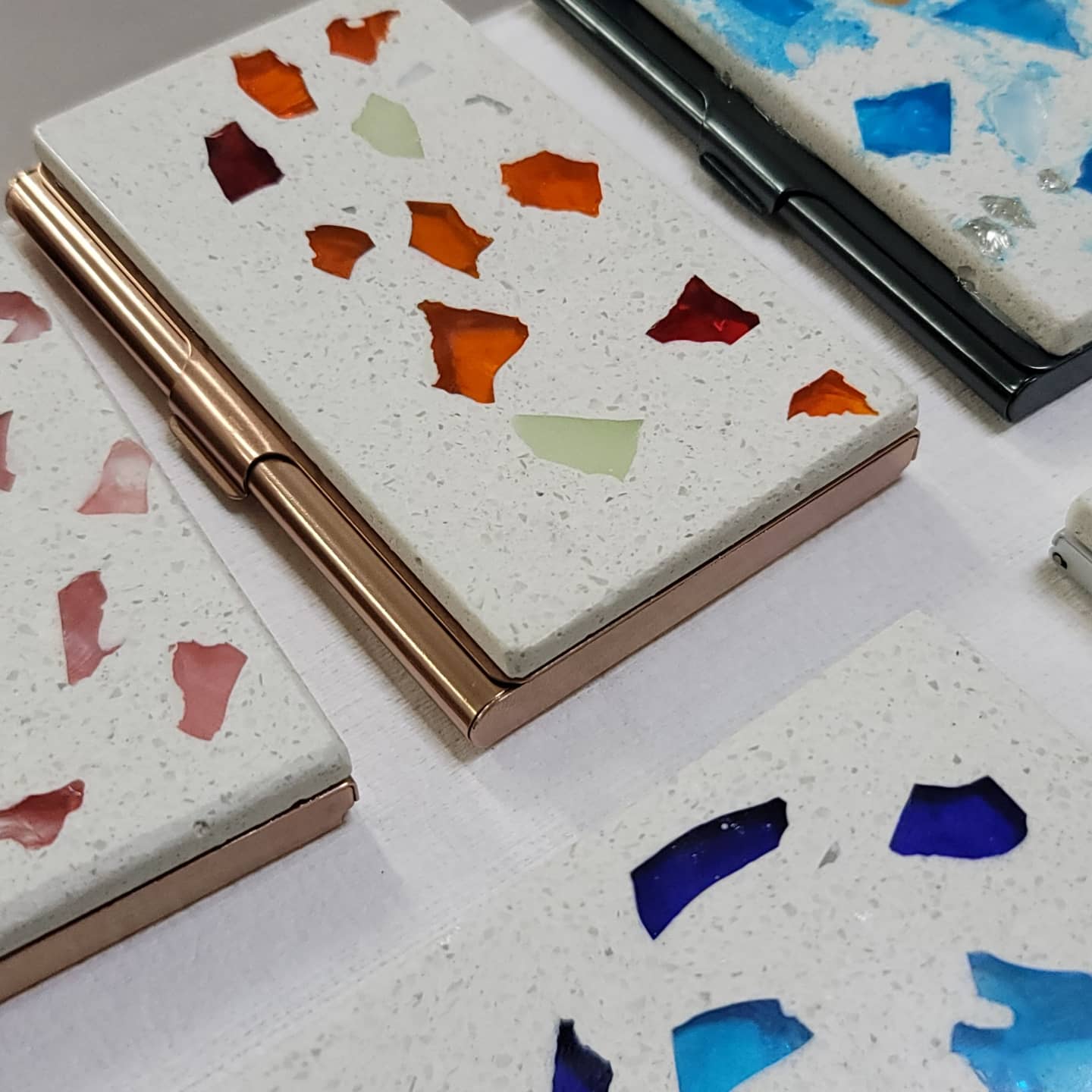 テラゾー名刺入れの画像